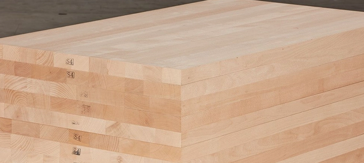 dreifach geschichtetes verleimtes Holz