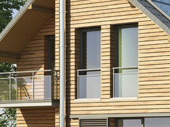 Einfamilienhaus mit Holzfassade